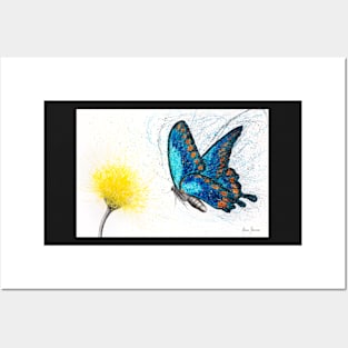 Blooming Butterfly Posters and Art